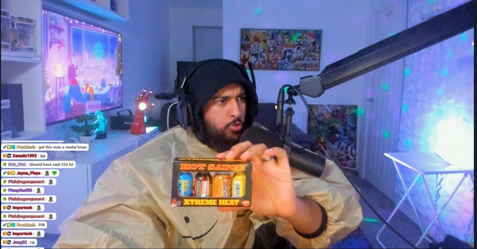 I am about to either pass out or crap my pants on stream... 😭

Im about to take a shot of the worlds hottest HOT SAUCE...

Get in here, you guys got 5minutes to witness this streamer feel PAIN on Kick
