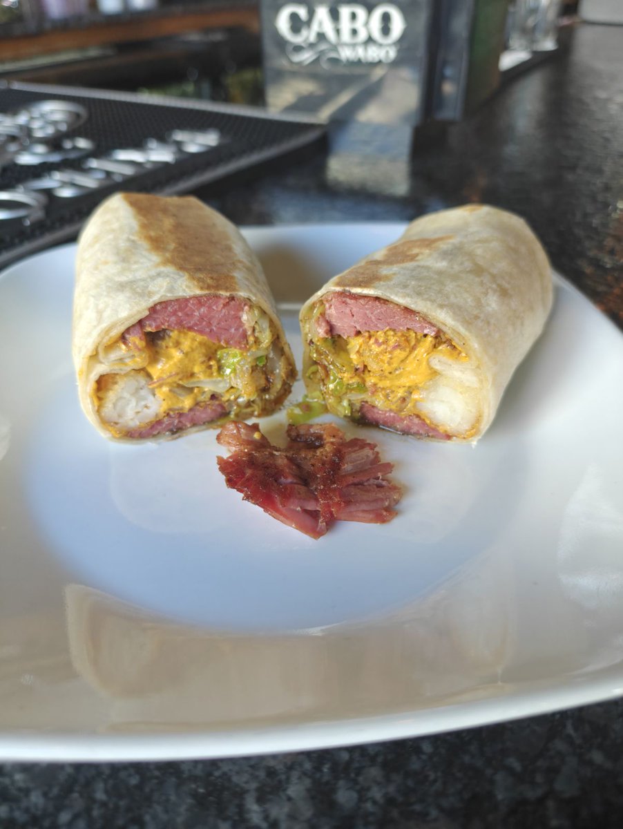 March Burrito of Month: Corned Beef and Cabbage Burrito is back!