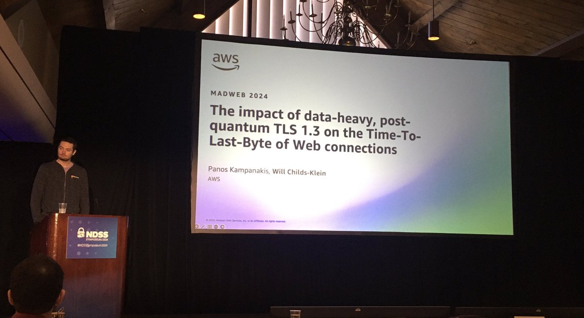 AuroreFass's tweet image. First talk in the Network Security on the Web Session by Will Childs-Klein #MADWeb