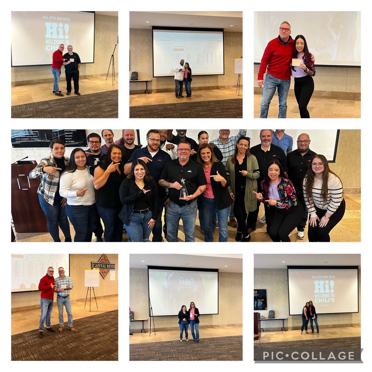 Celebrating Rodney’s 20 years with Chili’s and creating alignment across all GMs in Austin, TX. Ready or not, #DensonDomination has come to town!! #Purpose #STX1 #ChilisLove these teams!!