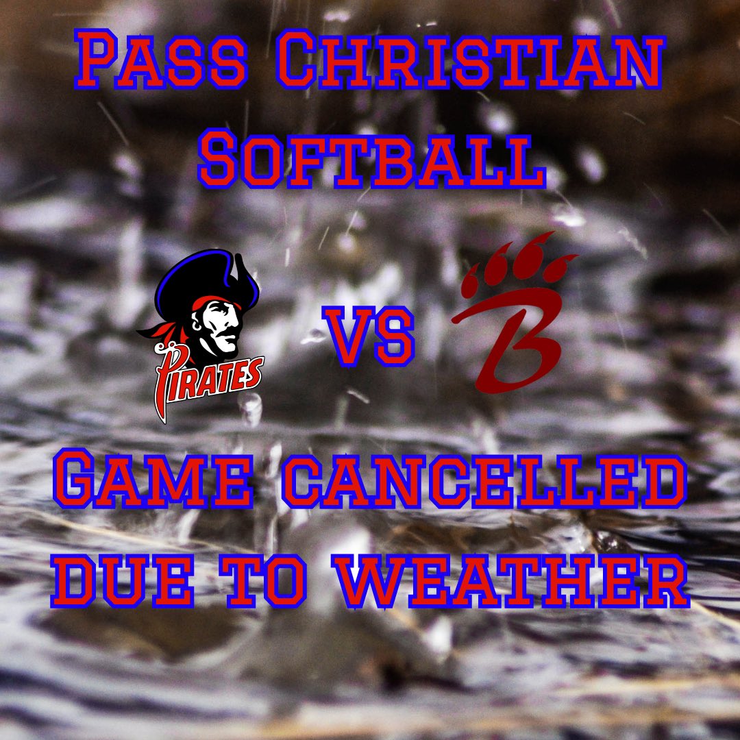 ThePassSoftball's tweet photo. Sometimes you win, sometimes you lose, and sometimes it rains. We will try it again tomorrow for a DH at Pearl River Central! https://t.co/JVLWy7TV3e