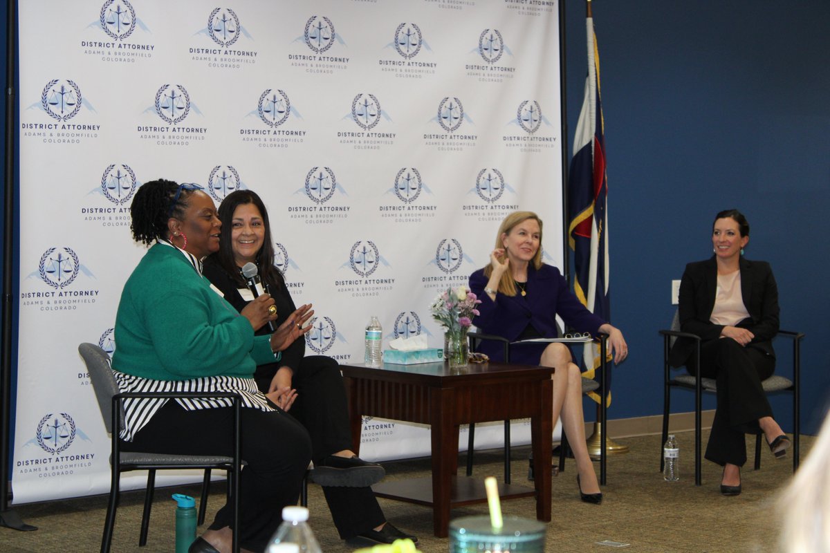 Yesterday, ADA Rhoda Pilmer and Sr. Ld. DDA Katelyn Konecny hosted a Women's Leadership Summit in our office for nearly 100 women from inside and outside our office. Our COO Sunni Ward was also a panelist. It was a great event with an amazing turnout, and we hope it'll continue.