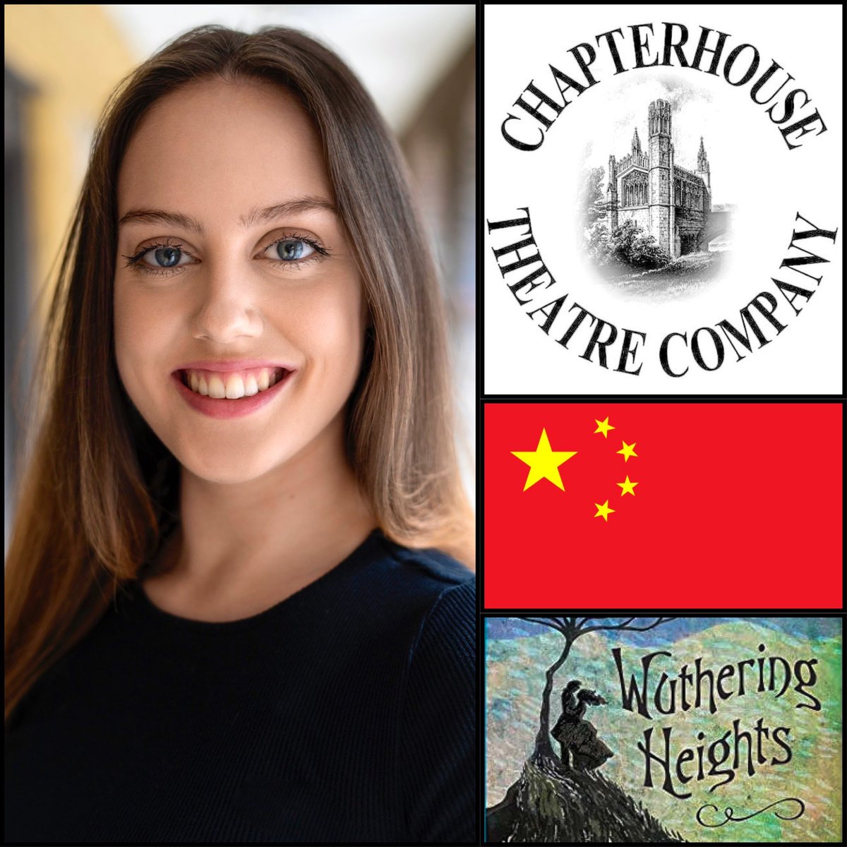 Sasha Snowdon (@snowdonsasha) on Twitter photo Excited to officially announce that I’ll be going on tour to theatres in China in just over a week, playing the emotional powerhouse that is Catherine Earnshaw, in our wonderful production of Wuthering Heights by Emily Brontë, adapted by Laura Turner.
<a href="/chapterhouse_co/">Chapterhouse Theatre Company</a> Excited to officially announce that I’ll be going on tour to theatres in China in just over a week, playing the emotional powerhouse that is Catherine Earnshaw, in our wonderful production of Wuthering Heights by Emily Brontë, adapted by Laura Turner.
<a href="/chapterhouse_co/">Chapterhouse Theatre Company</a>