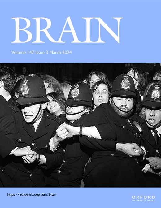Perhaps the most amusing cover <a href="/Brain1878/">Brain</a> for a long time. Police cordon holding back Beatles fans, illustrating concept of inhibitory restraint around a seizure focus. When GABA release collapses, seizures escape local inhibitory restraint <a href="/Newrotrash/">Dimitri Kullmann</a> 
academic.oup.com/brain/advance-…