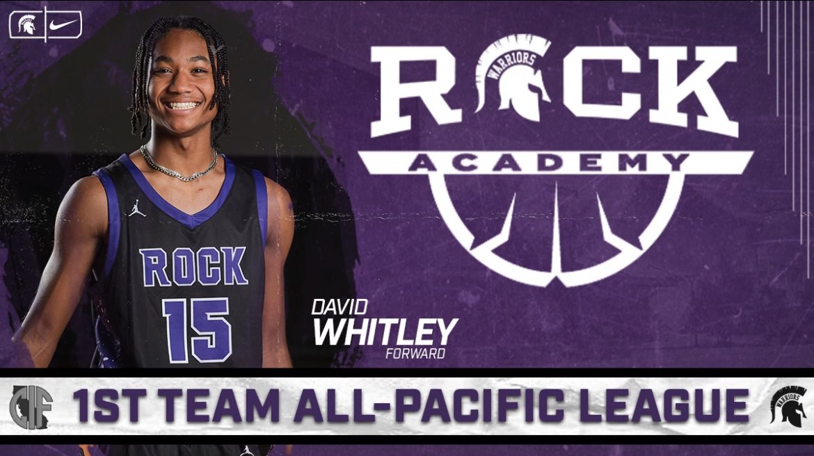 RockAcademyMBB's tweet photo. David Whitley is the heart and soul of this team. He averaged a triple double (13.6 pts. and 10.2) with 3 blocks and 2.6 assists a game for the season. Congrats David! https://t.co/bAzWArD9sO