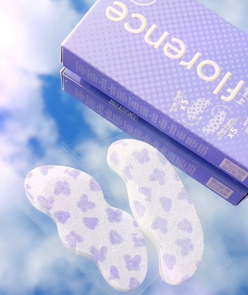 day dreaming of our pore power to you deep cleansing pore strips 💜✨ these besties are formulated with witch hazel extract to help absorb oil, while glycerin helps retain moisture for a happier complexion 🤭 shop now at florencebymillsbeauty.com 📸 @angelalovesmills