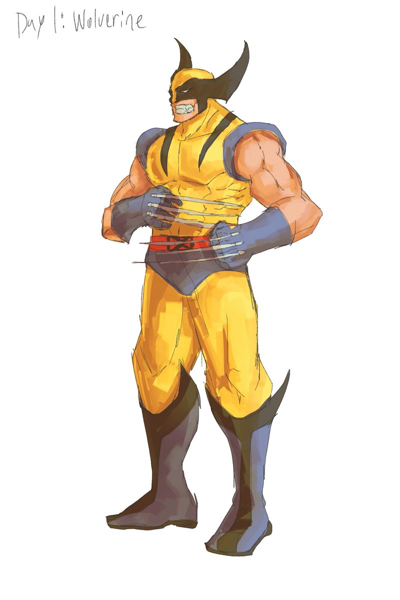 SoulOfXeno's tweet image. Day 1: Wolverine

 #MVC4