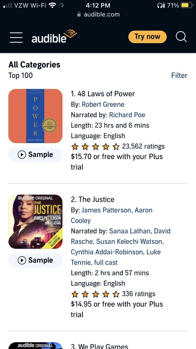Give it a listen and get us to Numero Uno this weekend! #TheJustice <a href="/JP_Books/">James Patterson</a> <a href="/justsanaa/">Sanaa Lathan</a>