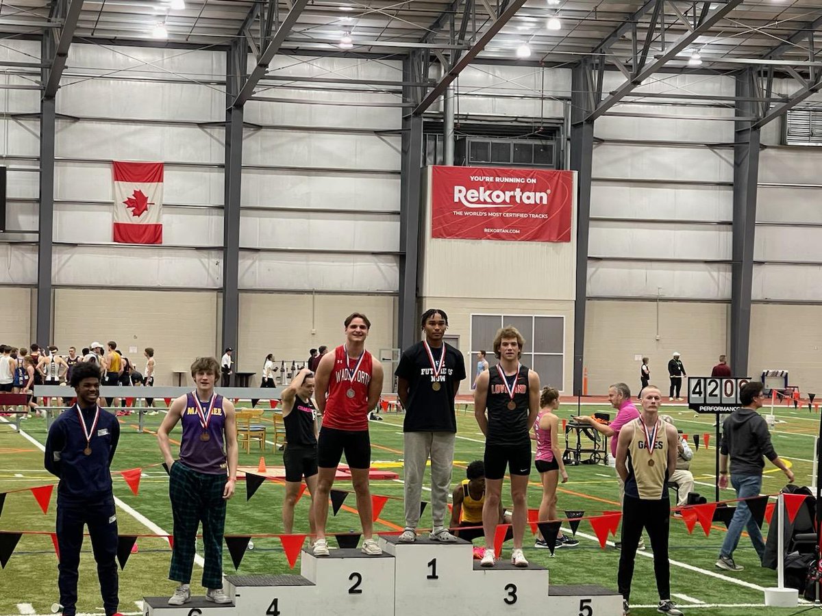 Congrats to Drew Jones who earned All-Ohio honors with a 2nd place finish in the High Jump at the Division 1 State Indoor Track &amp; Field Championships at the Spire Institute in Geneva.