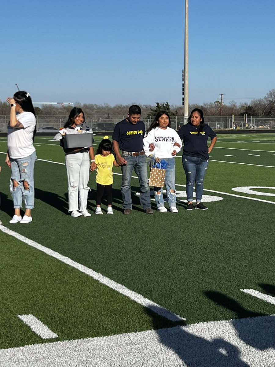 Soccer senior night for our awesome student athletic training aide Jazmin. We love you Jazmin!!