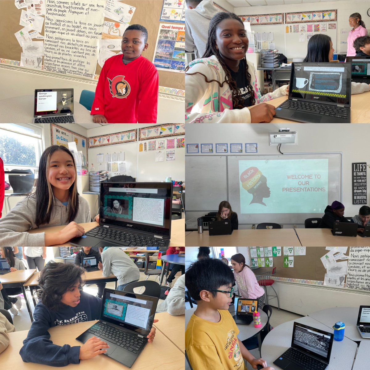 Thrilled to be invited to check out <a href="/HaughianSEL/">HaughianSEL</a> and <a href="/Ms_Harkes/">Mme Harkes</a> Black History Projects during the Gallery walks yesterday. <a href="/StElizabethOCSB/">St. Elizabeth School</a> <a href="/OCSB_BEN/">OCSB Black Employee Network (BEN)</a>