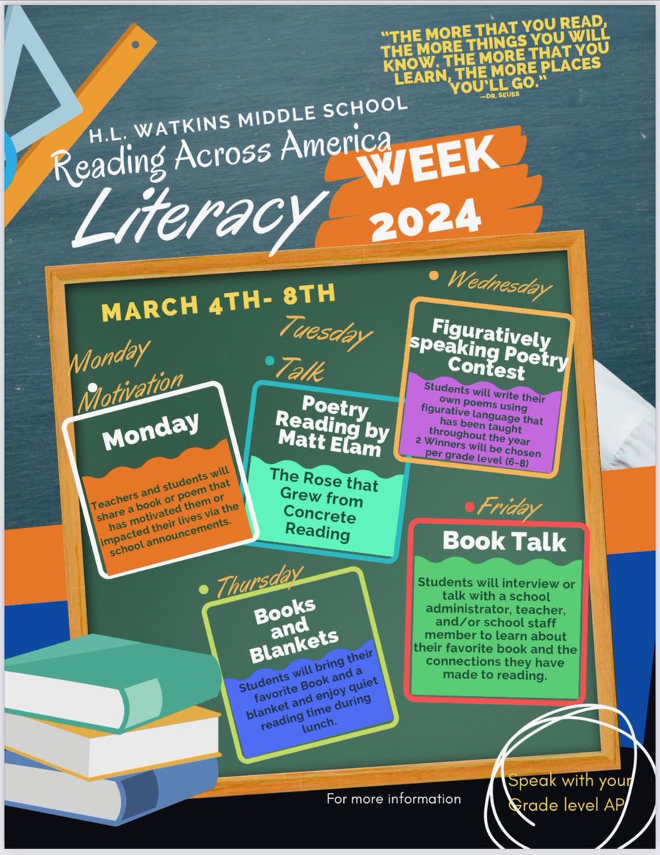 We’re getting ready for Literacy Week!