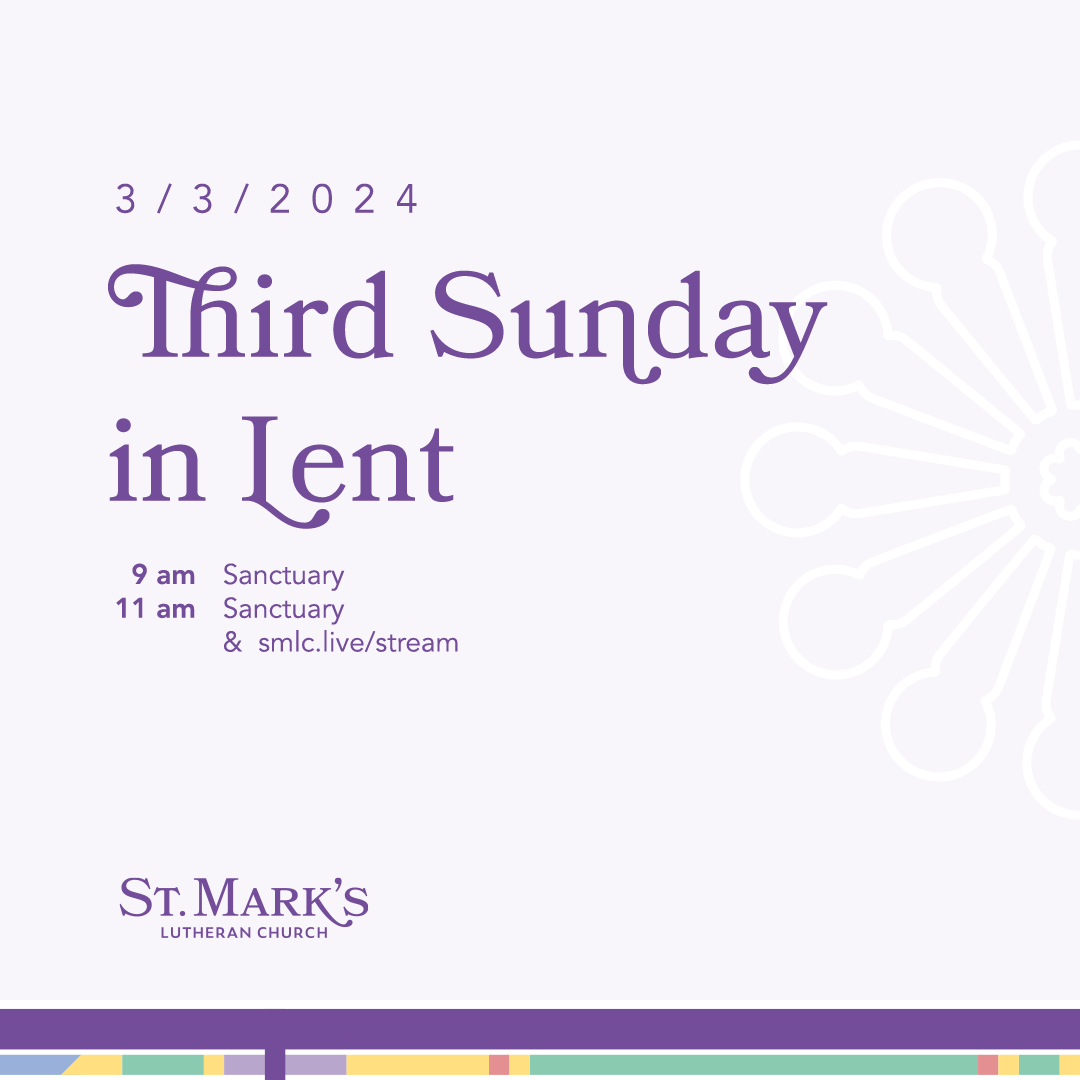 🟪 Third Sunday in Lent [Parish Announcements] - mailchi.mp/2b94a0f00eff/2…