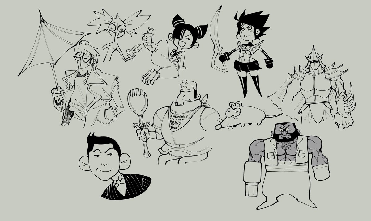 Various doodles from da past couple o weeks 