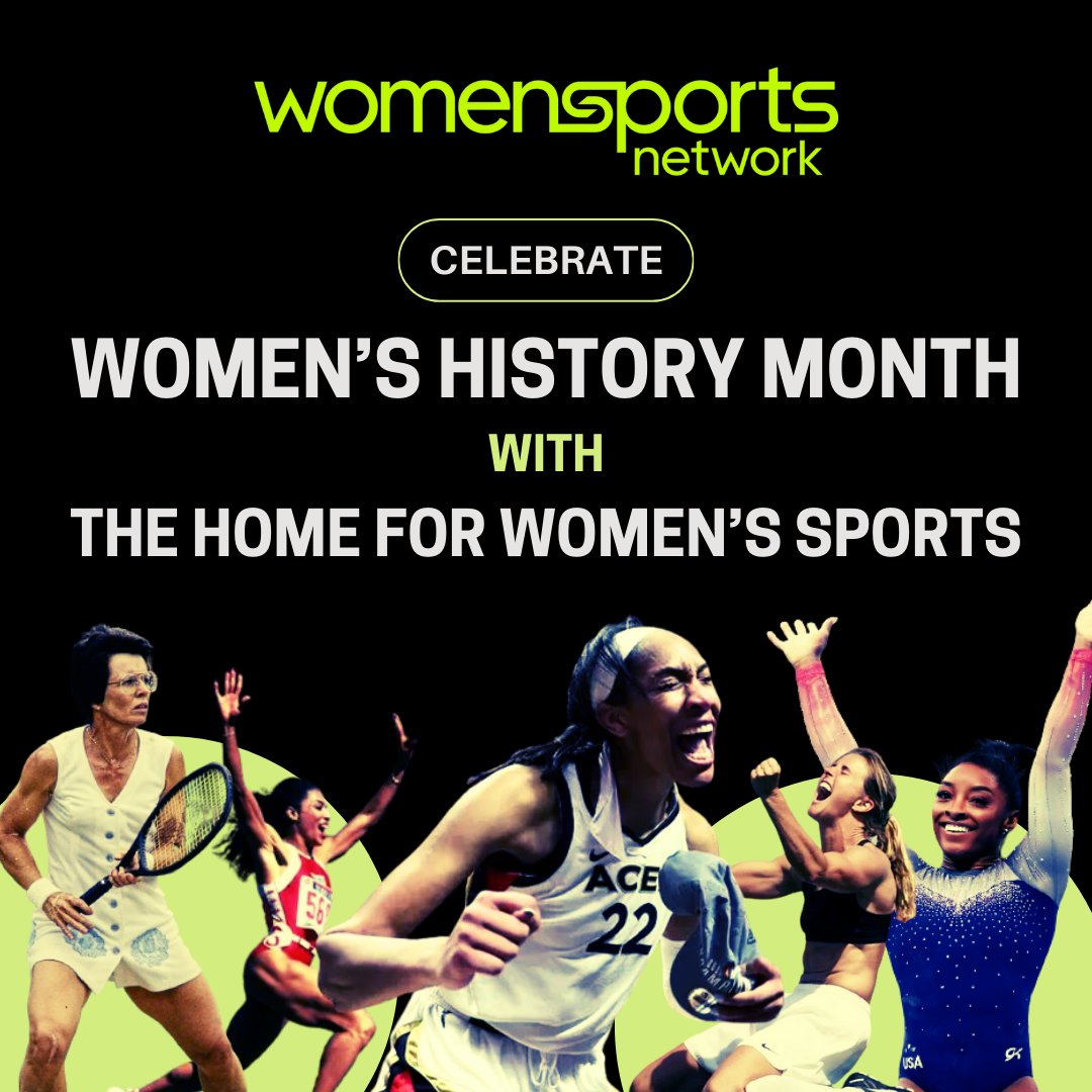 Happy Women’s History Month from the Women’s Sports Network! Now more than ever, we celebrate the fearless women in sports who shattered stereotypes, broke records, and championed for equality amongst ALL athletes. #HomeofWomensSports