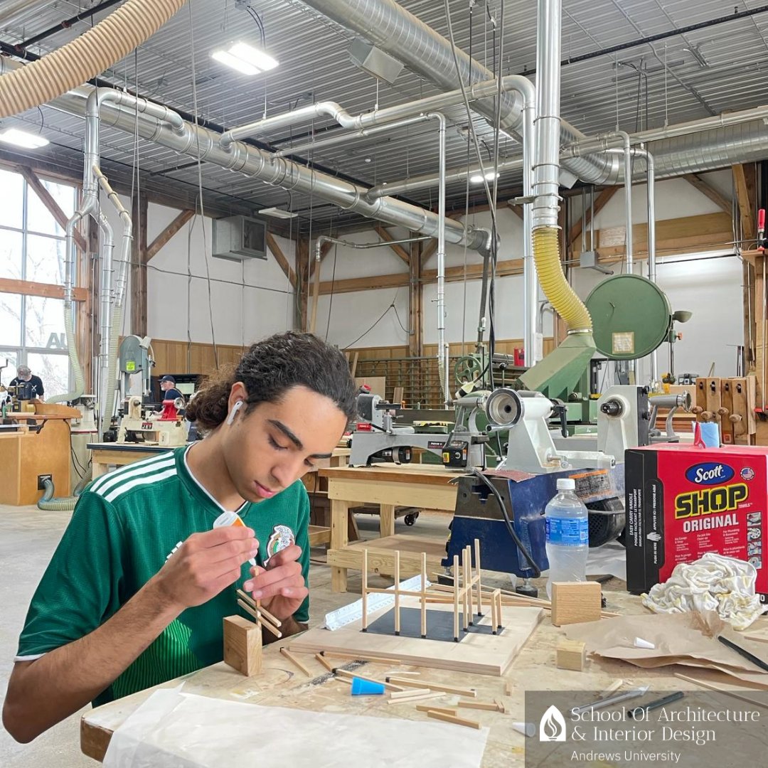 Thank God it's Friday! 🙌 Sharing some highlights from the week: our amazing 2nd-year construction students hard at work. Curious what they're crafting? Let's stay tuned. Wishing the SAID family a blessed Sabbath! 🌟 #MySAID #AndrewsUniversity #SAID #Sabbath