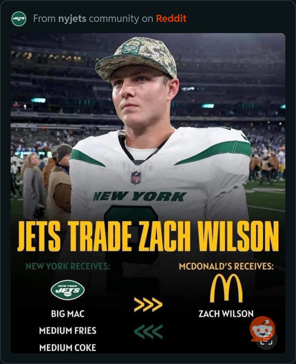 #JETSTREAM #newyorkjets #NYjets 
A Zach Wilson trade has officially been through! May shock you!

#BillsMafia #PhinsUp