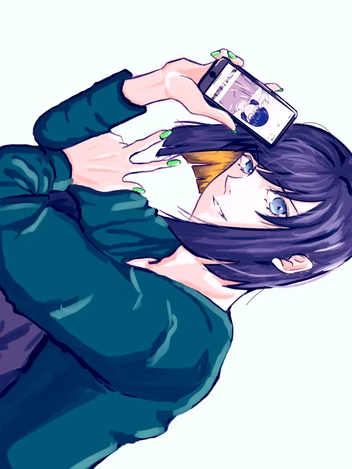 おかっぱ男子。再掲。全反応巡回&気になった方はフォロバさせていただきます。#art #illustration #イラスト #一次創作 