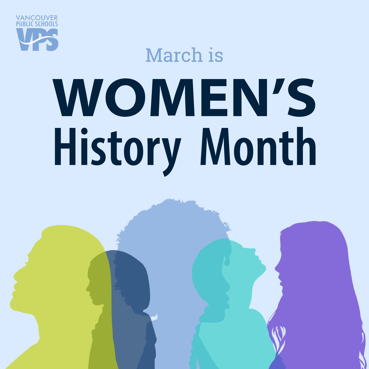 March is Women's History Month! This month, our schools will acknowledge the achievements of women past, present and future. Join us in celebrating the remarkable women in our school communities and beyond! #WomensHistoryMonth #TeamVPS