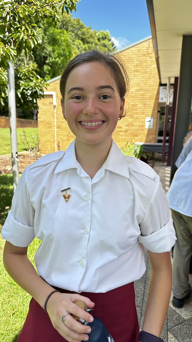 A big week - and now my gorgeous girl is School Captain. #proudparents #LoveWhereYouLearn
