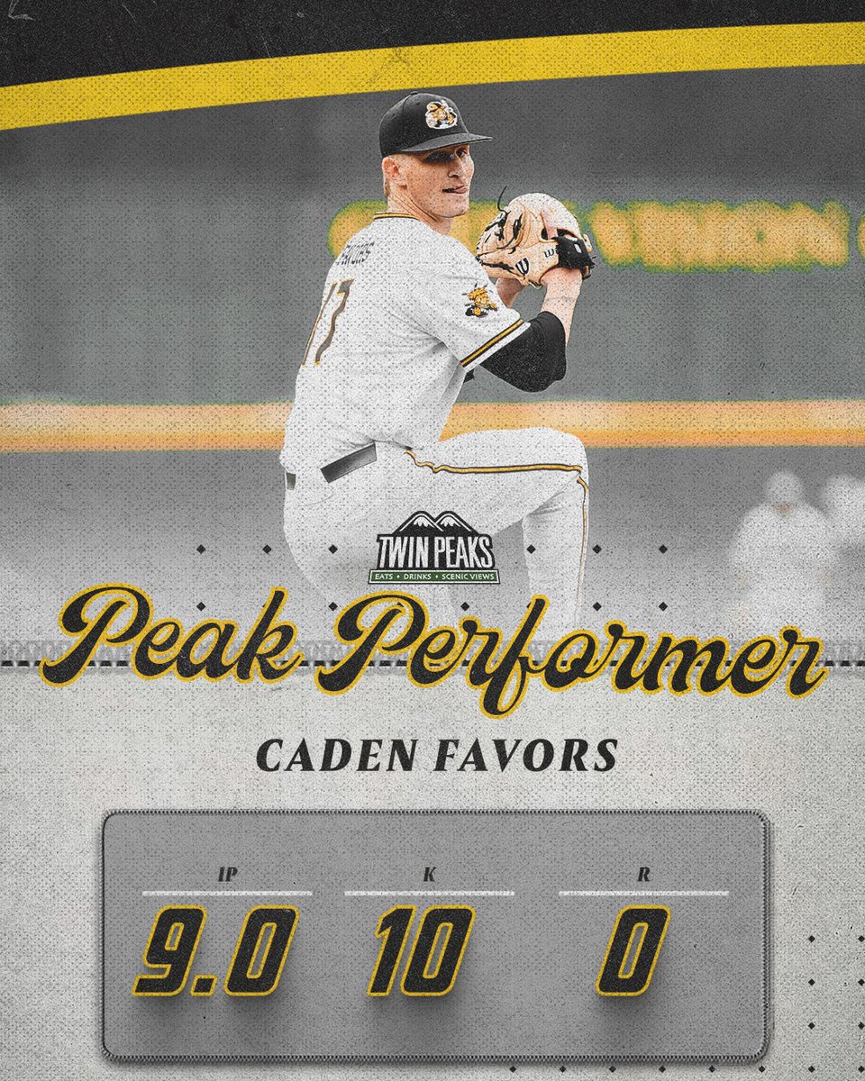 That's our Friday Guy. A complete game shutout for Caden 💎