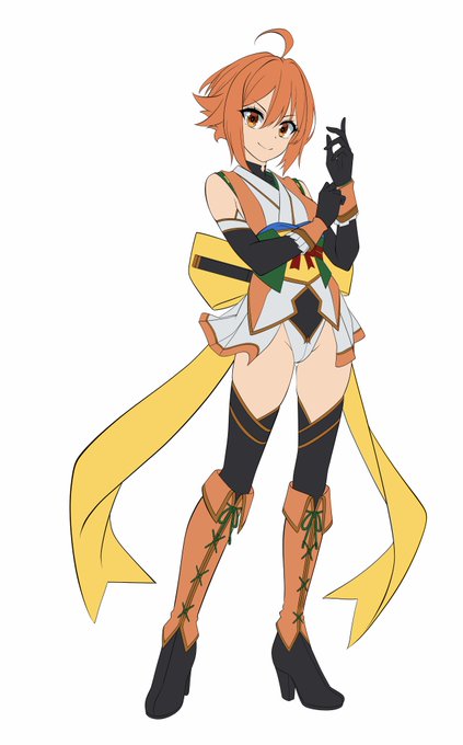 退魔忍:火翠さんも清書中、あとは塗るだけ。 