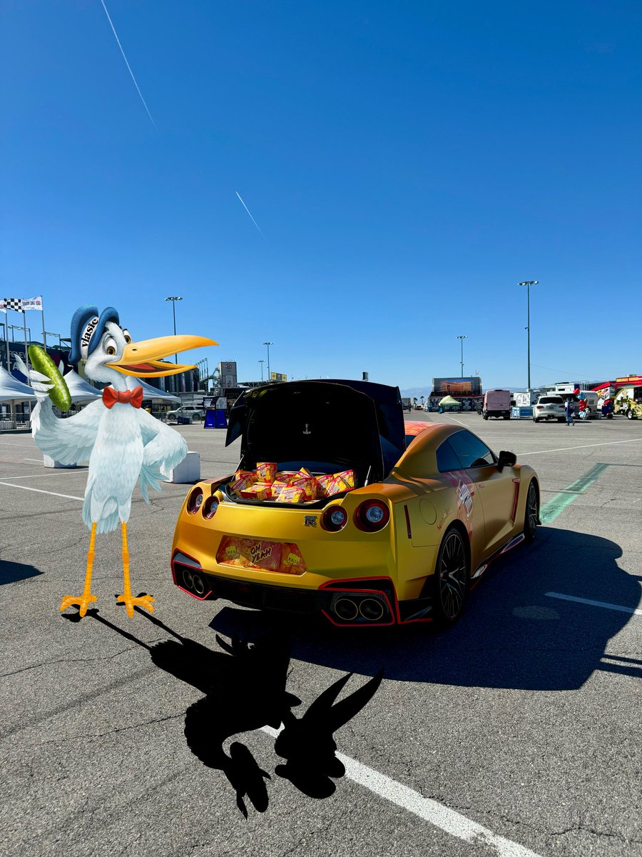 Slim Jim 🚀 (@slimjim) on Twitter photo #SpeedyMeaty is on display at <a href="/LVMotorSpeedway/">Las Vegas Motor Speedway</a> and brought a friend this time 👀 @vlasicstork #SpeedyMeaty is on display at <a href="/LVMotorSpeedway/">Las Vegas Motor Speedway</a> and brought a friend this time 👀 @vlasicstork