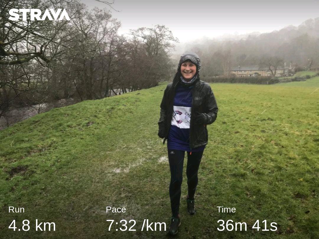 First run of the March 62 miles challenge for cancer research 🎀 Donate here: fundraise.cancerresearchuk.org/page/jillys-gi…