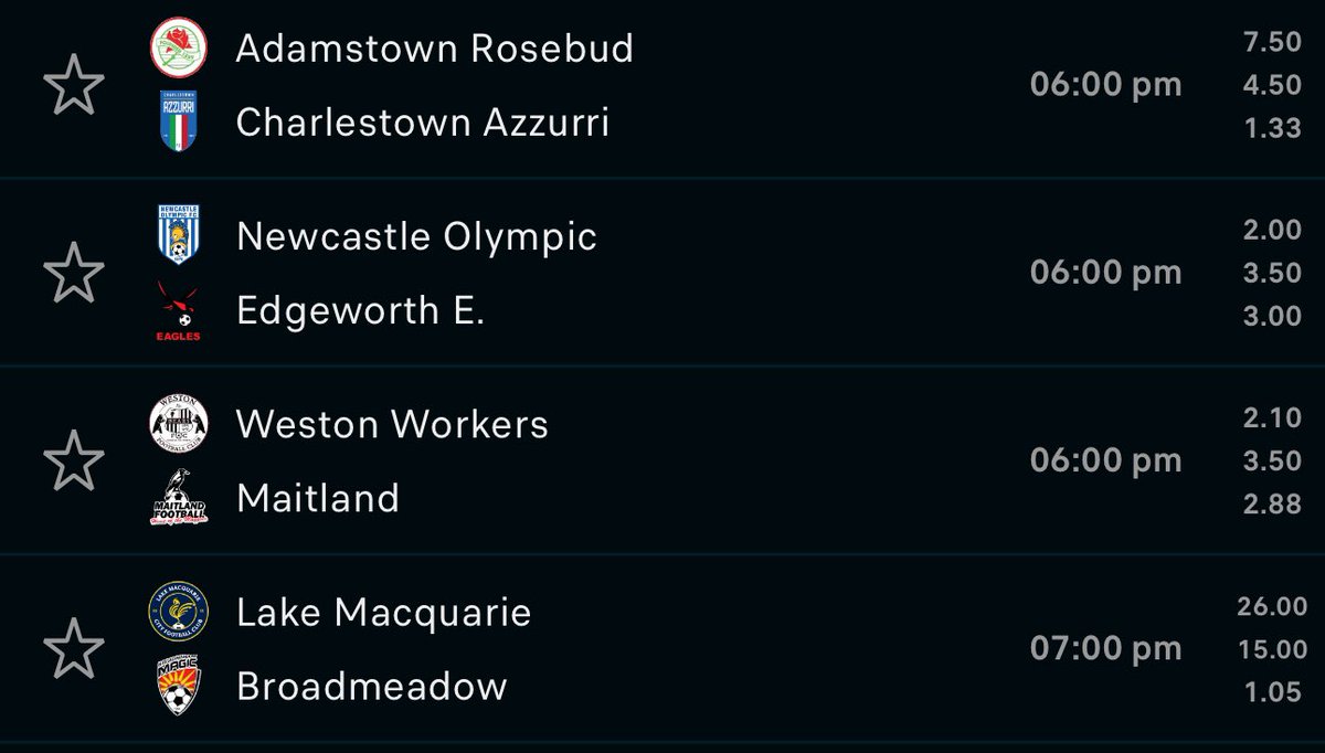 Well done to all the genius’ at @NNSWF for scheduling four NPL matches the same time Newcastle play their local rivals.
