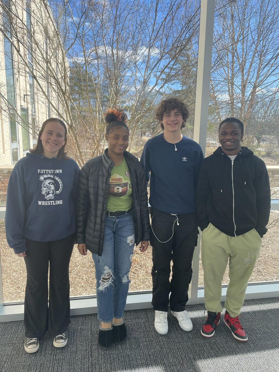 Pottstown Athletics (@pottstowntrojan) on Twitter photo 4 rising Trojan leaders attended the Peak Leadership Workshop with other PAC schools. Great experience for the students!!!
@Pottstownhs <a href="/pottstownschool/">Pottstown Schools</a> <a href="/PSDRODRIGUEZ/">Stephen Rodriguez</a> <a href="/JohnJarmato/">John Armato</a> <a href="/MercuryXstover/">Jeff Stover</a> <a href="/AustinHertzog/">Austin Hertzog</a> <a href="/Rickmartin2022/">Rick Martin</a> @pottsmercsports @evanwheaton <a href="/svsports/">SV Sports</a> 4 rising Trojan leaders attended the Peak Leadership Workshop with other PAC schools. Great experience for the students!!!
@Pottstownhs <a href="/pottstownschool/">Pottstown Schools</a> <a href="/PSDRODRIGUEZ/">Stephen Rodriguez</a> <a href="/JohnJarmato/">John Armato</a> <a href="/MercuryXstover/">Jeff Stover</a> <a href="/AustinHertzog/">Austin Hertzog</a> <a href="/Rickmartin2022/">Rick Martin</a> @pottsmercsports @evanwheaton <a href="/svsports/">SV Sports</a>