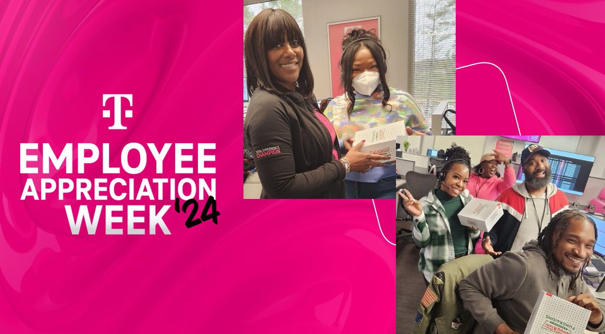 There is nothing that we love more than getting to celebrate our hardworking frontline! We had an incredible Employee Appreciation Week at the Birmingham CEC #TMobile #RunAsOne