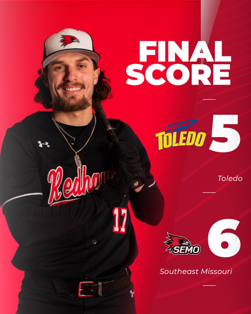 SEMObaseball's tweet photo. FINAL ‼️ 

JOSH CAMERON WITH A WALK-OFF HOME RUN AND THE REDHAWKS WIN 💥 🤩 

Back in action tomorrow for a Saturday doubleheader. First pitch slated for 12 p.m. in game one.

#FeelinRowdy https://t.co/Edc0WXdDdh