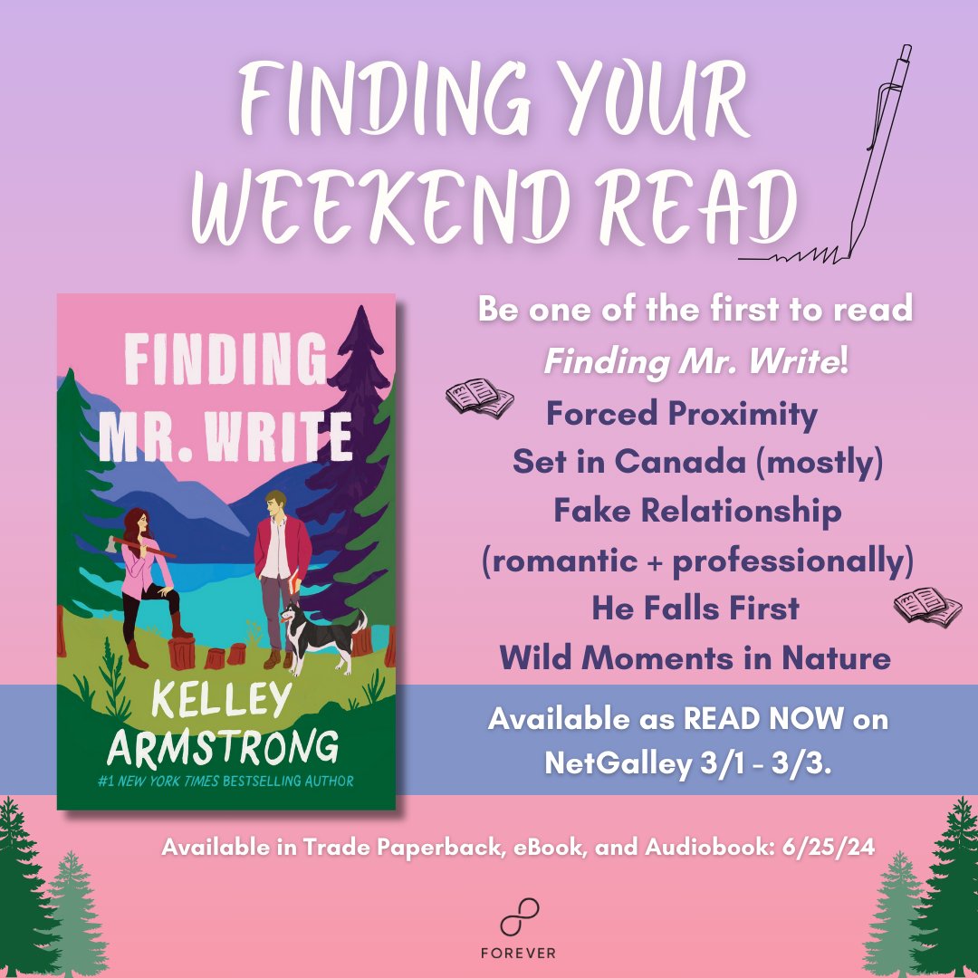 Looking for a weekend read? How about an advance eBook of Finding Mr. Write? If you're a registered reviewer on NetGalley, it's a Read Now all weekend. That means all requests are auto-approved, thanks to my publisher. You'll find it here: netgalley.com/catalog/book/3…