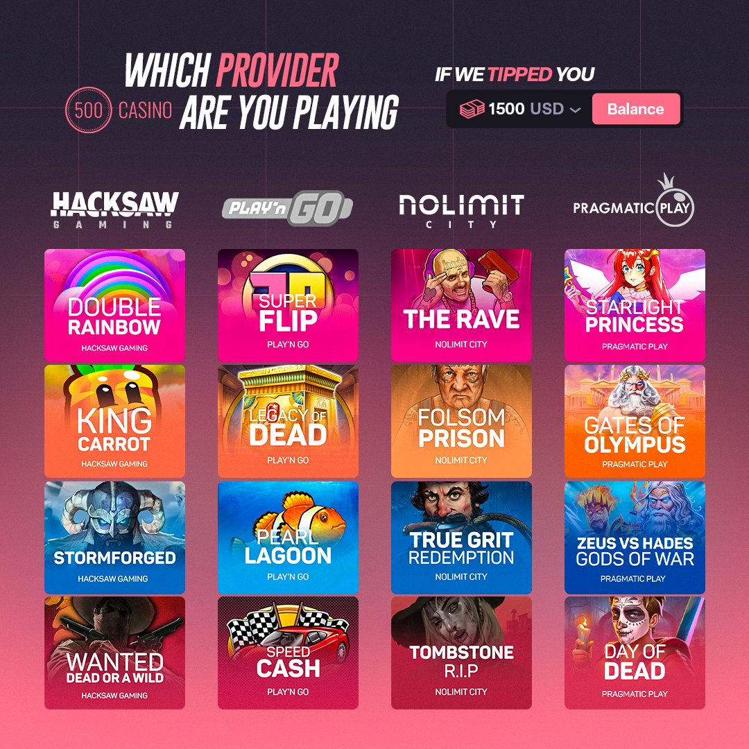 500 Casino tweet media