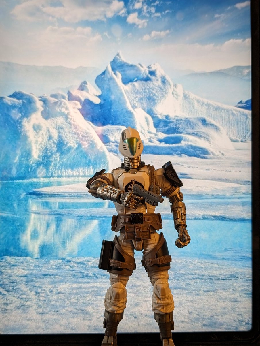 G I. Joe Classified Arctic Battle Android Trooper #gijoecollector #gijoe #yojoe #cobra #bat #battleandroidtrooper #troopbuilder #armybuilder #classifiedsnipers