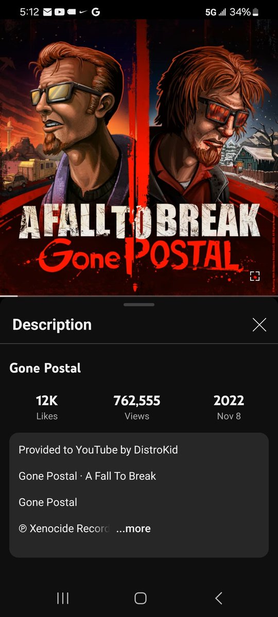 Over 750k streams on YT.   3/4 of the way there.   Much love to you all.   Thank you so much.