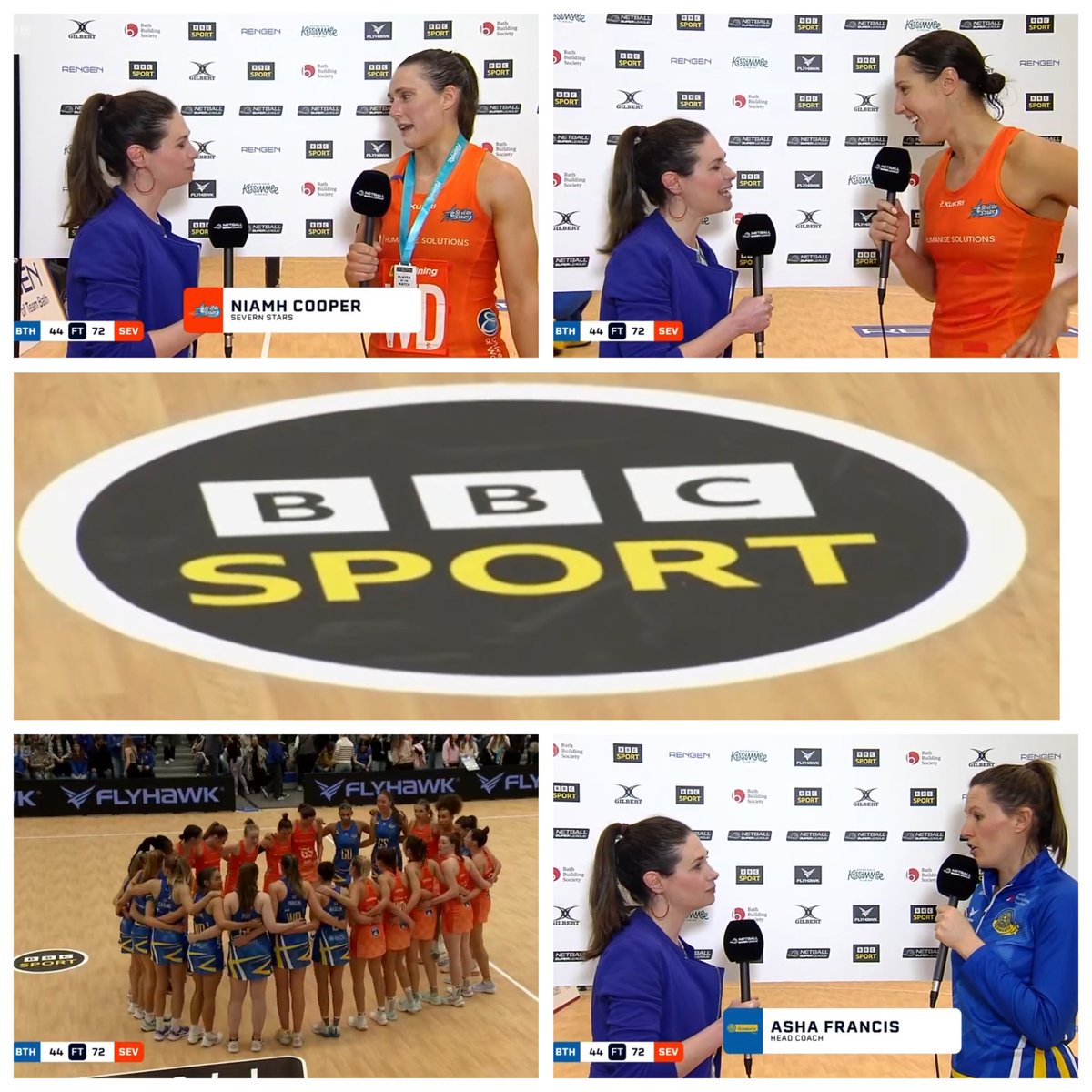 InTheChatTime's tweet photo. I was happy to see @AshleighDekker take to courtst Centre. Loved the introduction #Rademan who made her link up with #BetsyCreak; on a her return to her former club. Helping @SevernStars to gain their highest score of the season; and for one night #TopOfTheLeague👍#TTFN https://t.co/k4cY3IZogj