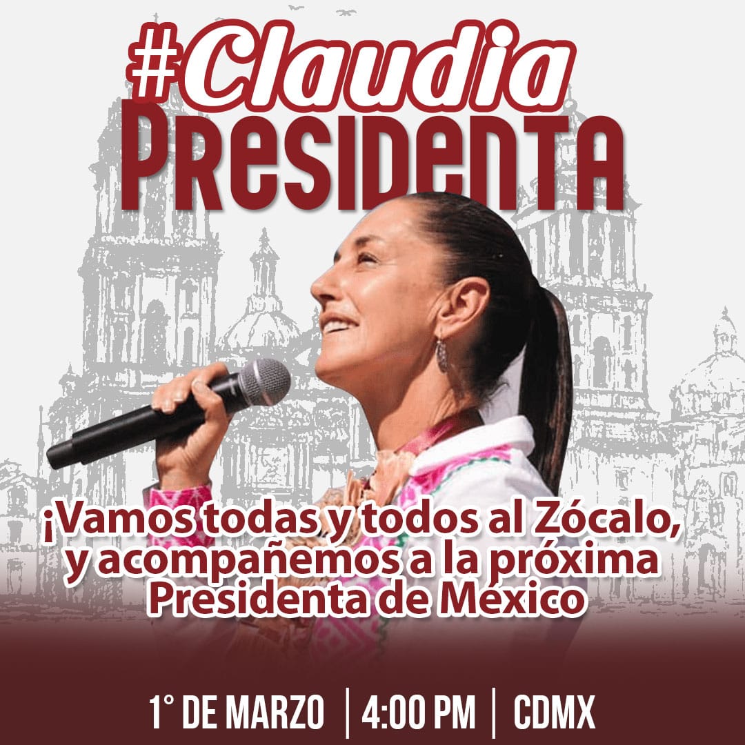 #Hoy #ClaudiaPresidenta 🏳️‍🌈🏳️‍🌈🏳️‍🌈🏳️‍🌈