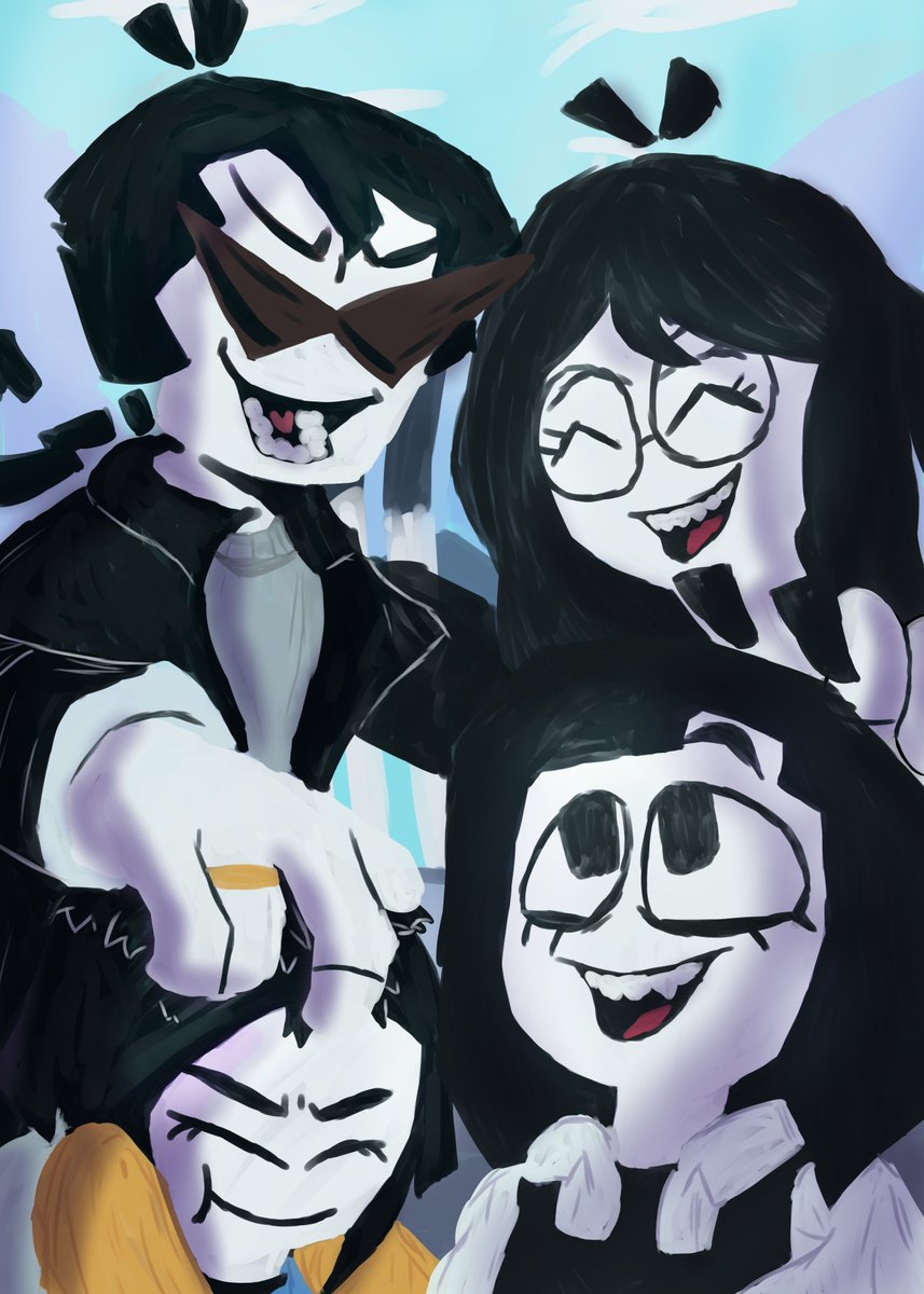 TheLostOdds's tweet photo. Something something art remake

Characters by @Saruky__ 
#Hotline024 #Hotline024fnf #digitalart https://t.co/5QRjud31jA