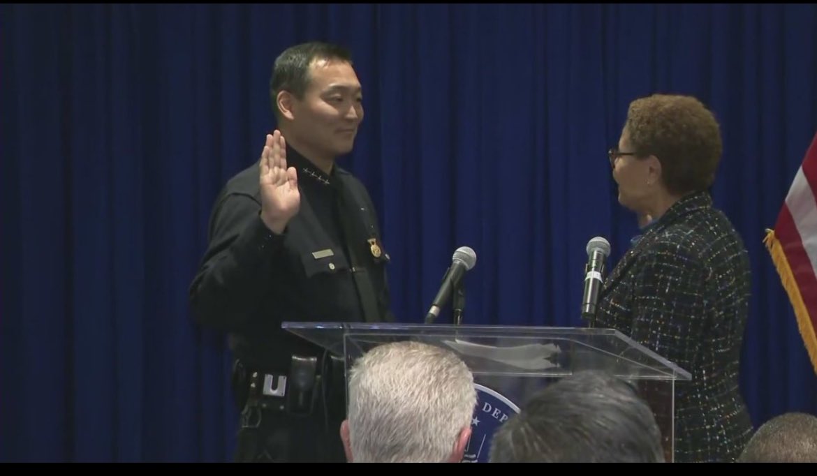 Congratulations to our new chief. The future of Los angeles and the LAPD is much brighter today!