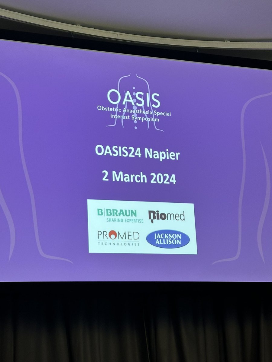 OASIS24 is underway! What a wonderful mihi to get us started. #OASIS24 #ObsAnaes