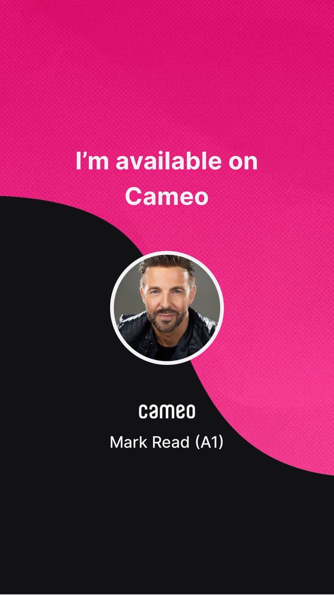 Book your personalised video messages now ! First time on @BookCameo v.cameo.com/e/0A9Wc5csCHb