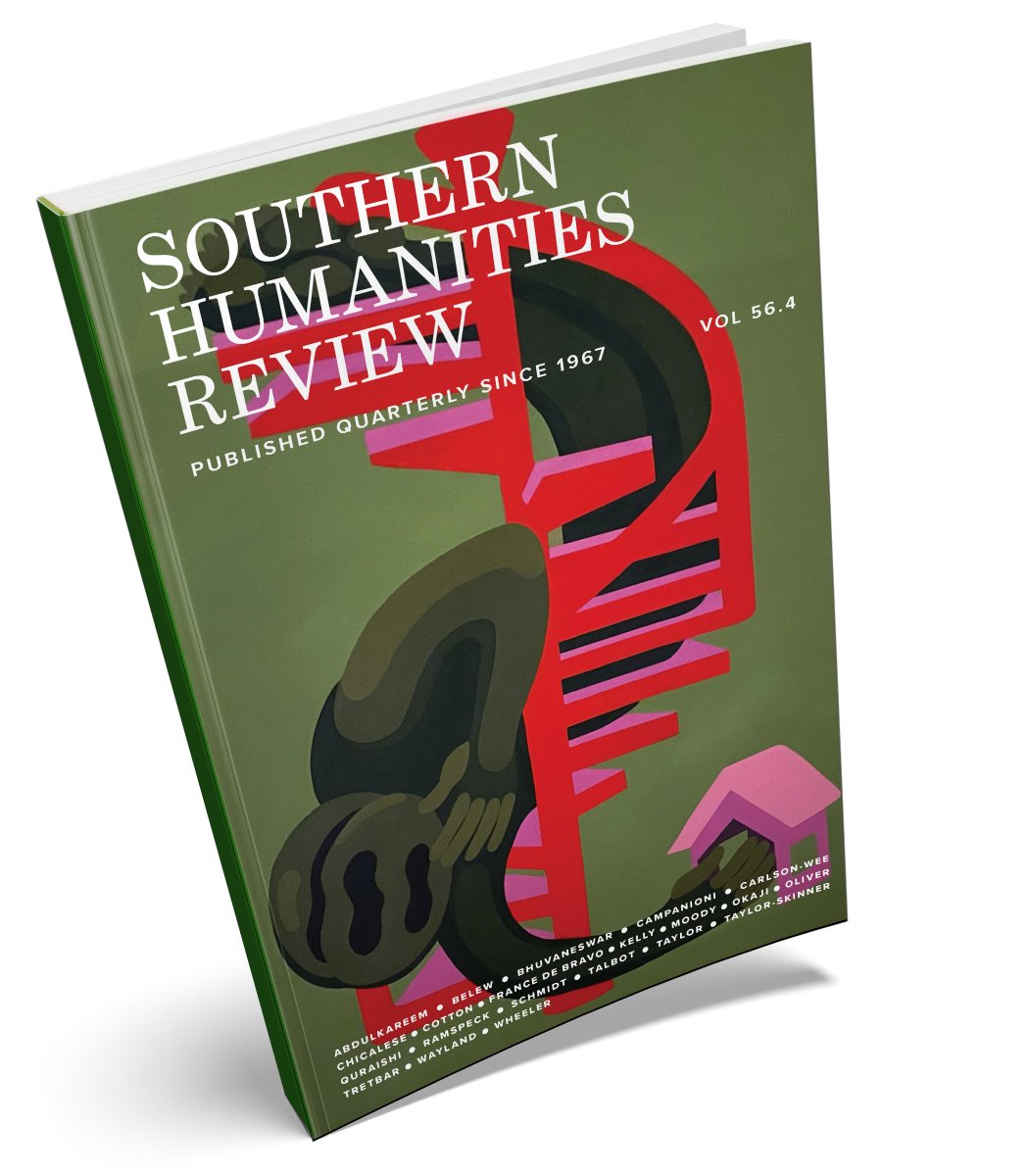 Check out some repeated words published in issue 56.4 across 2 essays, 4 stories, and 15 poems from 20 writers! 'Soap,' 'river', and 'question' were all favorites! Explore 56.4: southernhumanitiesreview.com/current-issue.… #litmag #writingcommunity #poetrycommunity #nonfiction #shortstory #fiction