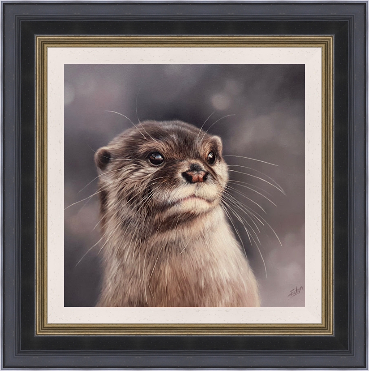 My otter painting 'Lookout', has now been turned into a beautiful varnished canvas print and is available in a choice of two frames.  DM for details.
#otter #otterlife #otters #wildotter #otterpainting #ukwildlife #britishwildlife #wildlifeart #oilpainting #ottersofinstagram #art