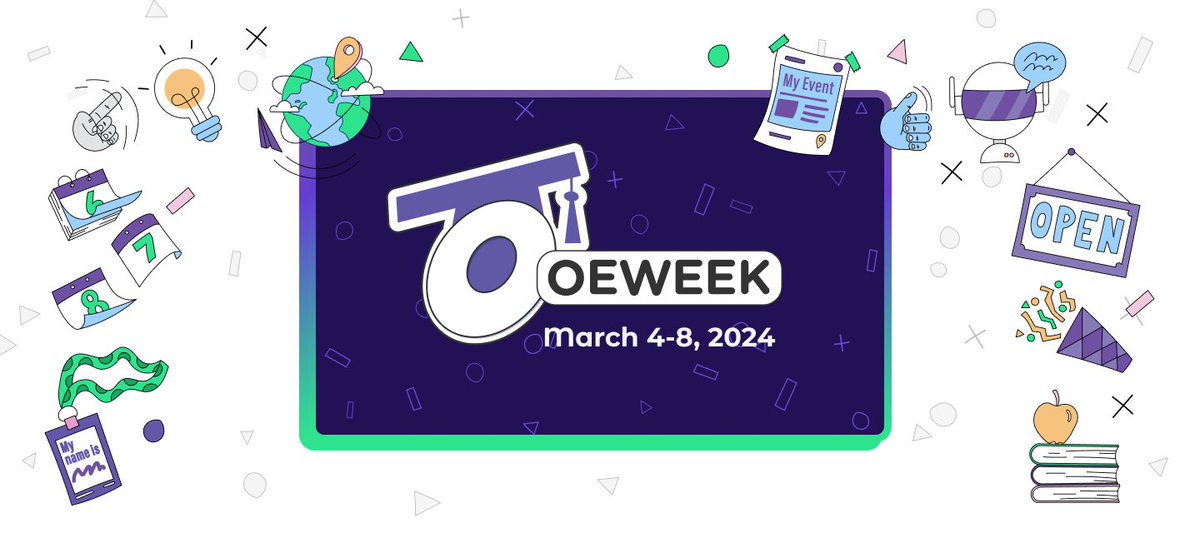 Join us for Open Education Week from March 4–8, celebrating the concept of open education and its impact on accessible teaching and learning!

Be sure to check out great daily events happening all week at our downtown campus:

norquest.ca/about-us/news-…

#OpenEducation
#OEweek