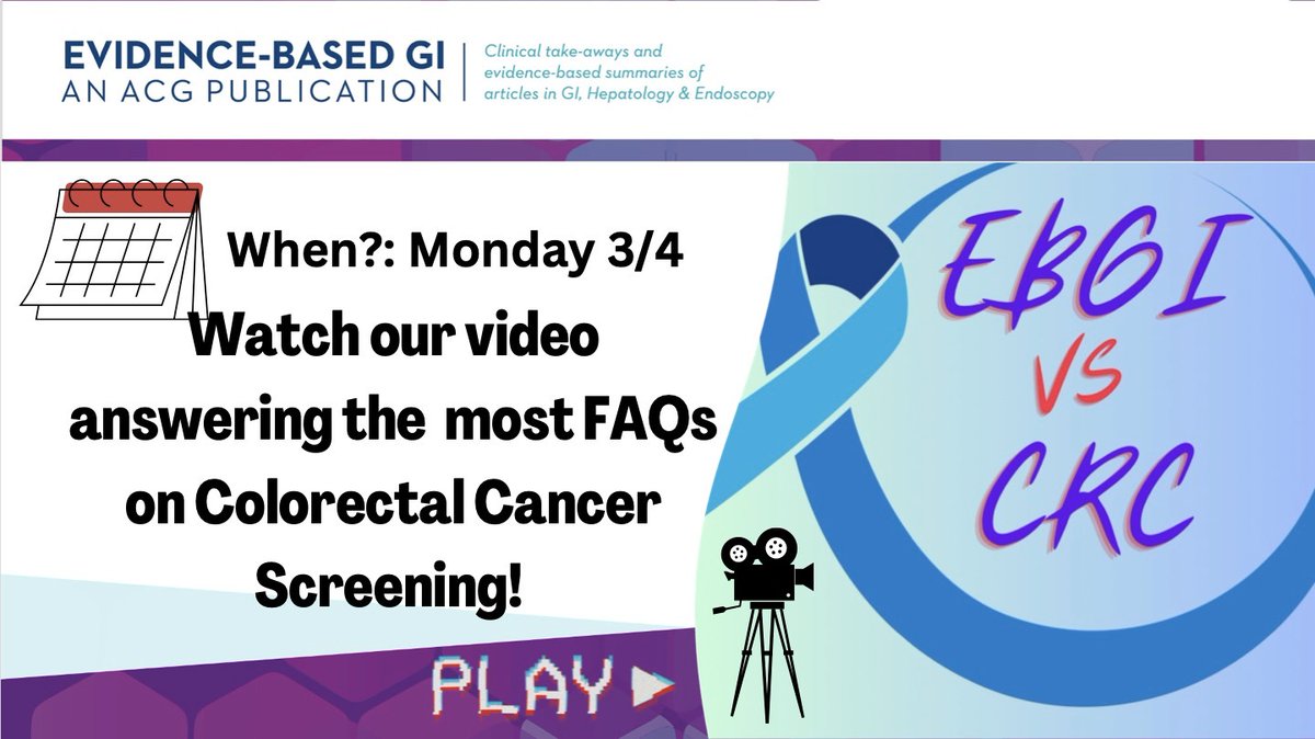 🗓️3/4: Tune in and play our📹of the most frequently asked questions by patients regarding #ColorectalCancerScreening, #colonoscopy prep and #ColonCancer. 🙋x🥼