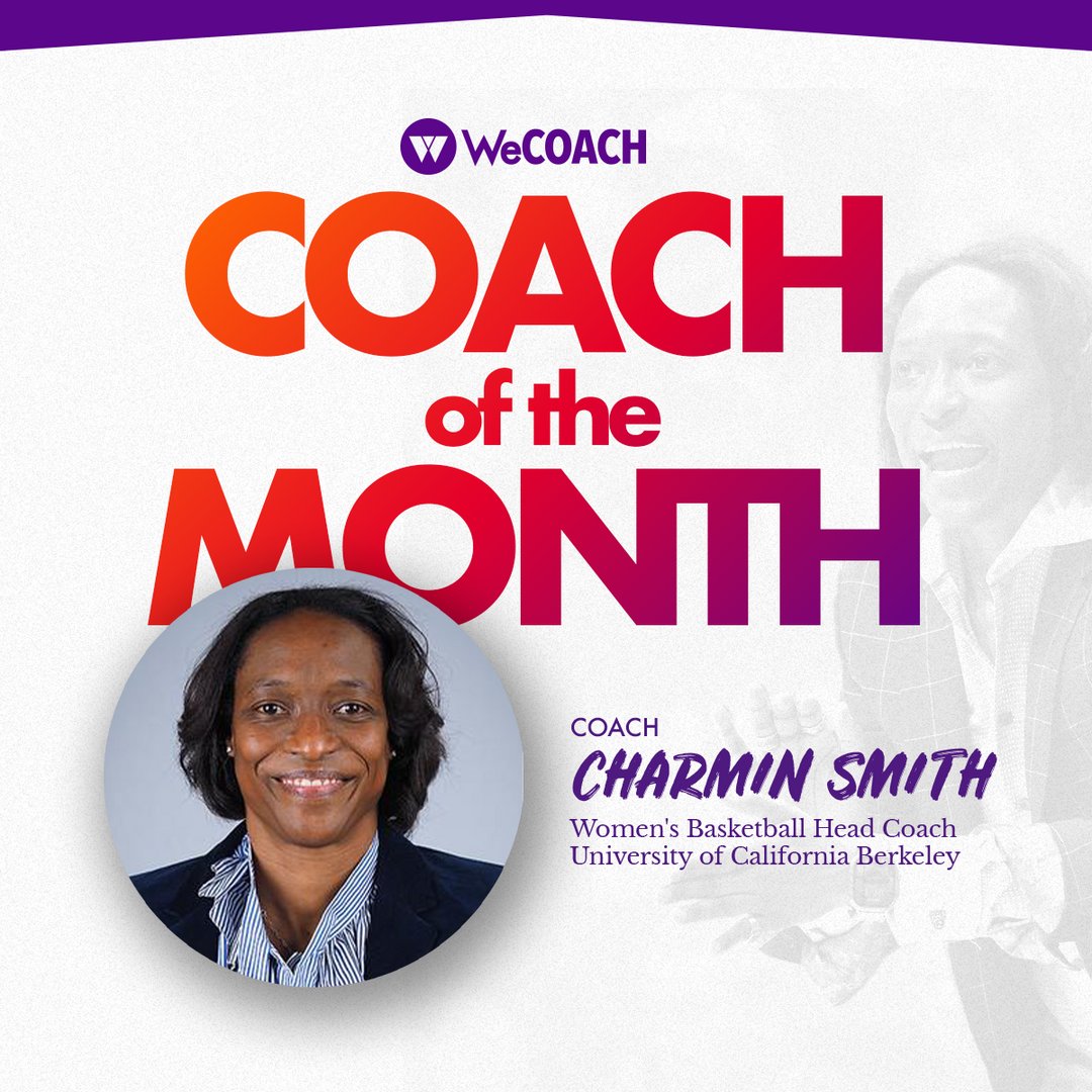 March's Coach of the Month: Charmin Smith (@21charmin)! 🏀 (@CalWBBall) Congrats on making the 2024 Most Impactful People in Women's College Basketball list by @SilverWaveMedia. Your efforts to address underrepresentation in women's basketball is inspiring to us all. #WeINSPIRE