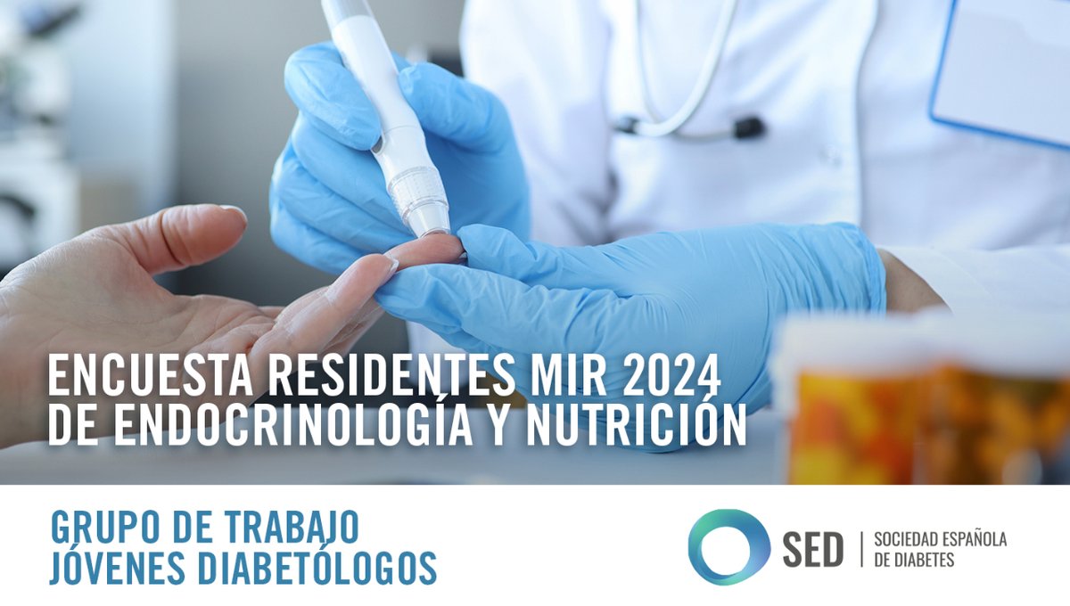 ❗️📢 Si eres residente de 4° año de Endocrinología y Nutrición ¡te necesitamos!

Nuestro GT de Jóvenes Diabetólogos ha preparado una encuesta para conocer la situación de la formación en #DM de los residentes de Endocrinología.

¡Colabora! ➡️ cutt.ly/cwN30Ngp

#DiabtESP