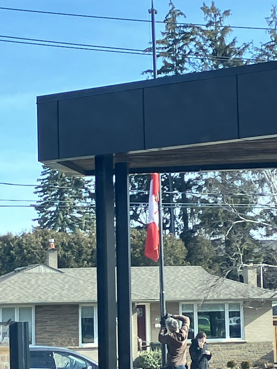 Flag at half-mast #RIPBrianMulroney