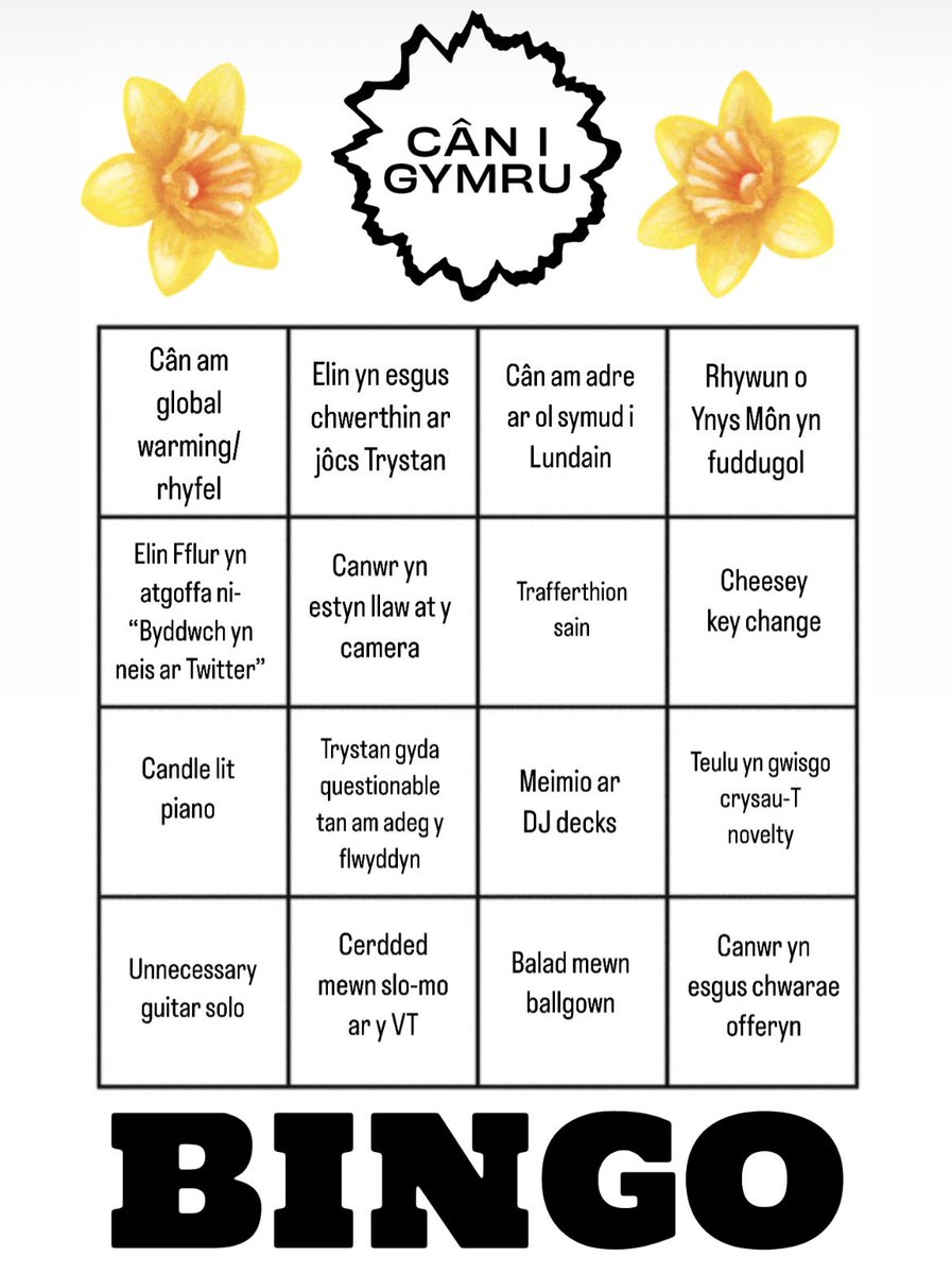 Bingo bois? #CIG2024 #CIG24 #CaniGymru